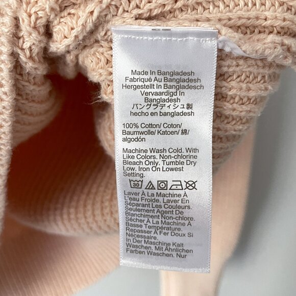 J. Crew Cotton Fisherman Sweater Size M - Picture 13 of 14